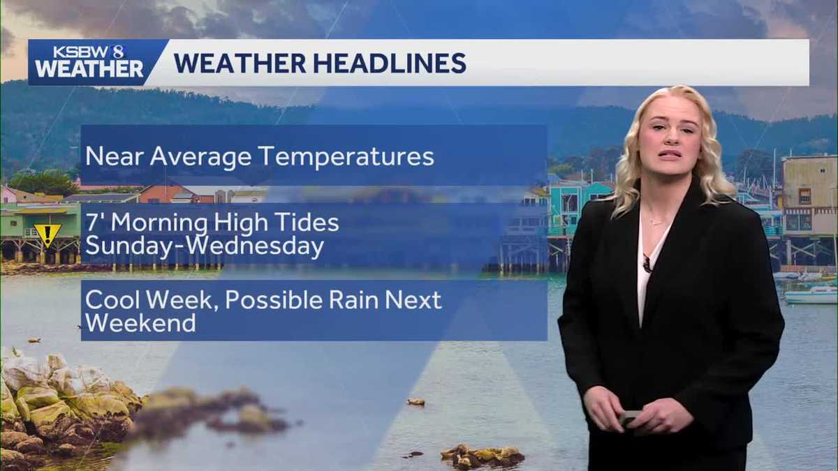 Coastal Flood Advisory in effect as full moon approaches - KSBW