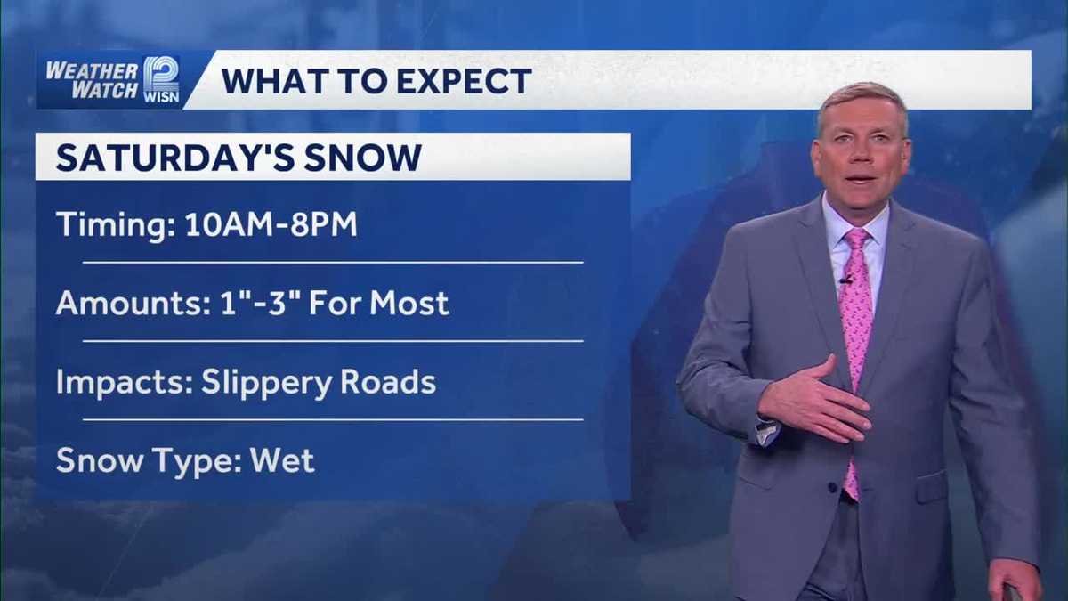 60s to snow in SE Wisconsin