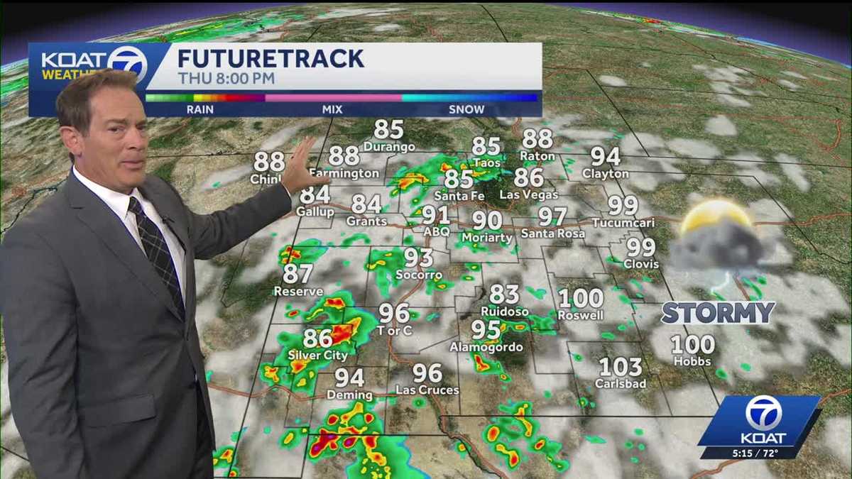Mild morning gives way to hot afternoon with scattered storms expected late