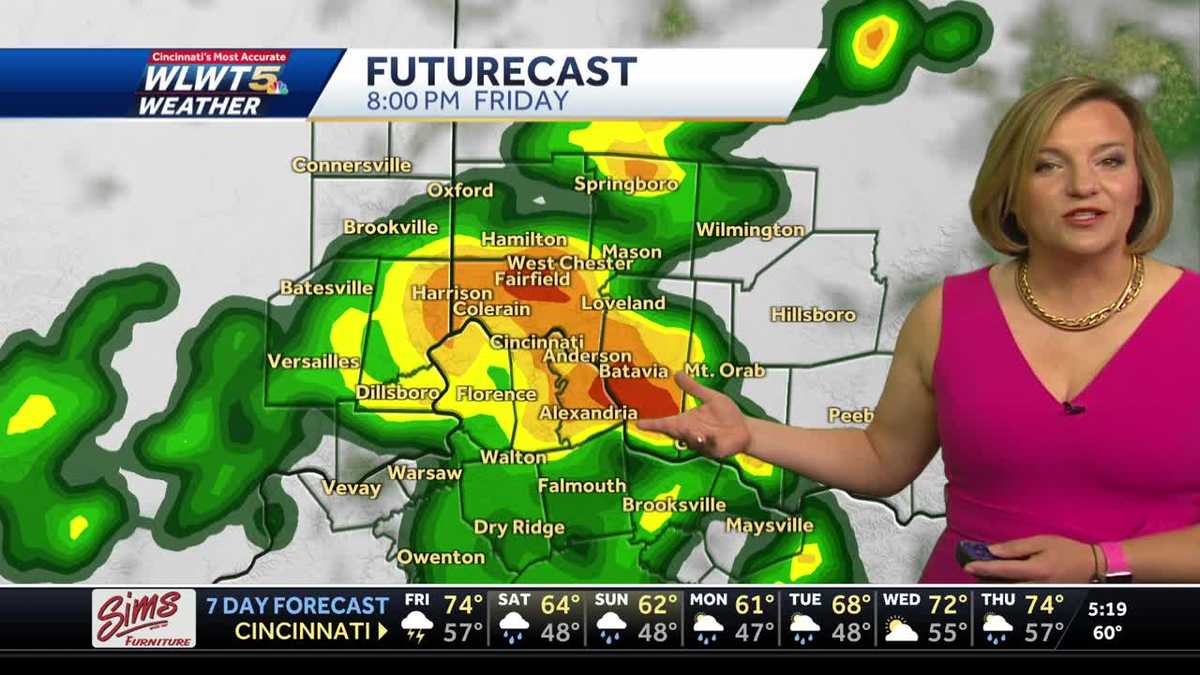 Rounds of Rain and Storms Impact Weekend Events in Cincinnati