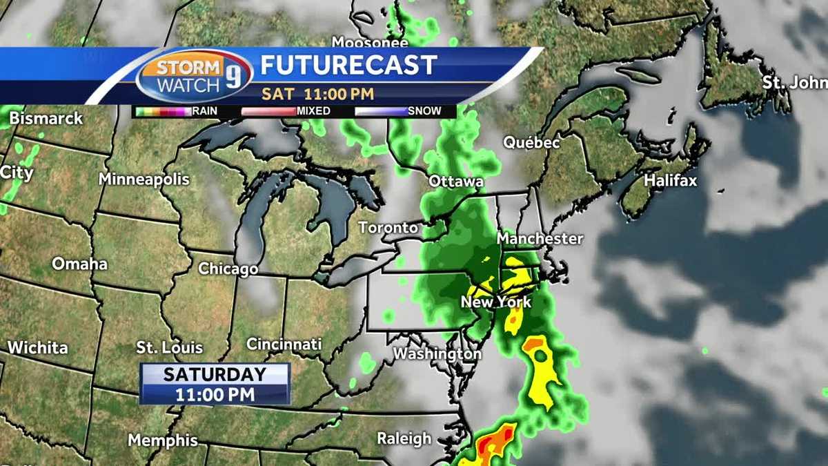 After dry Friday, heavy rain to push through this weekend