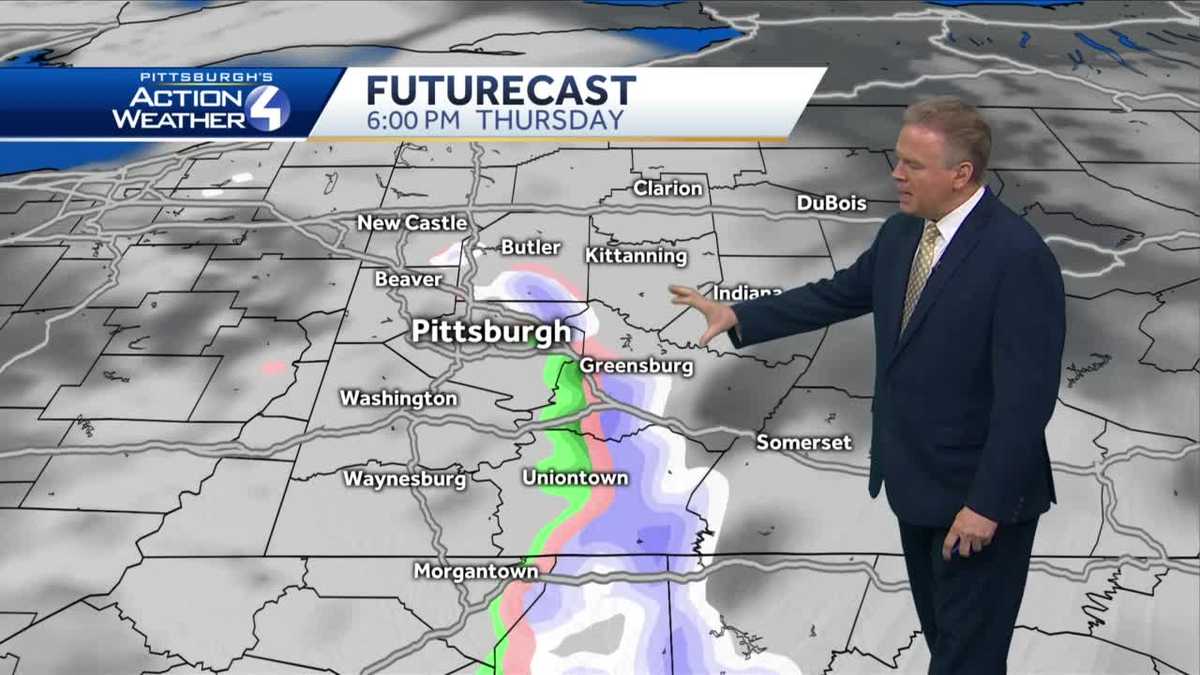 Mostly cloudy Thursday with isolated snow showers