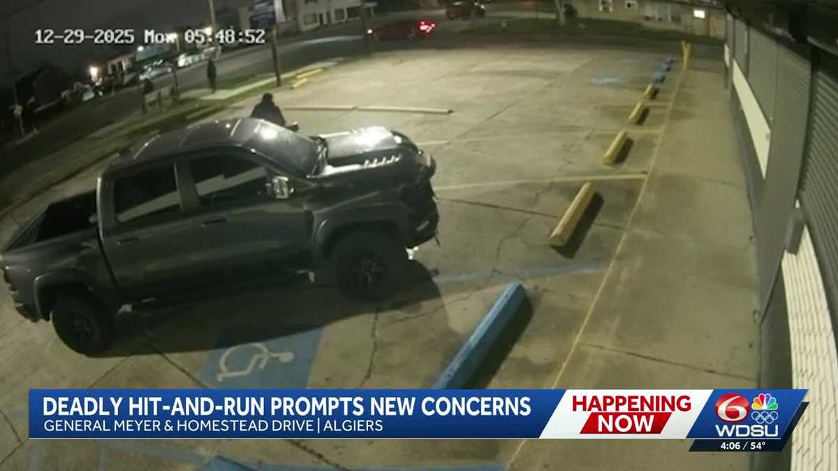 New Orleans police investigating deadly hit-and-run crash in Algiers