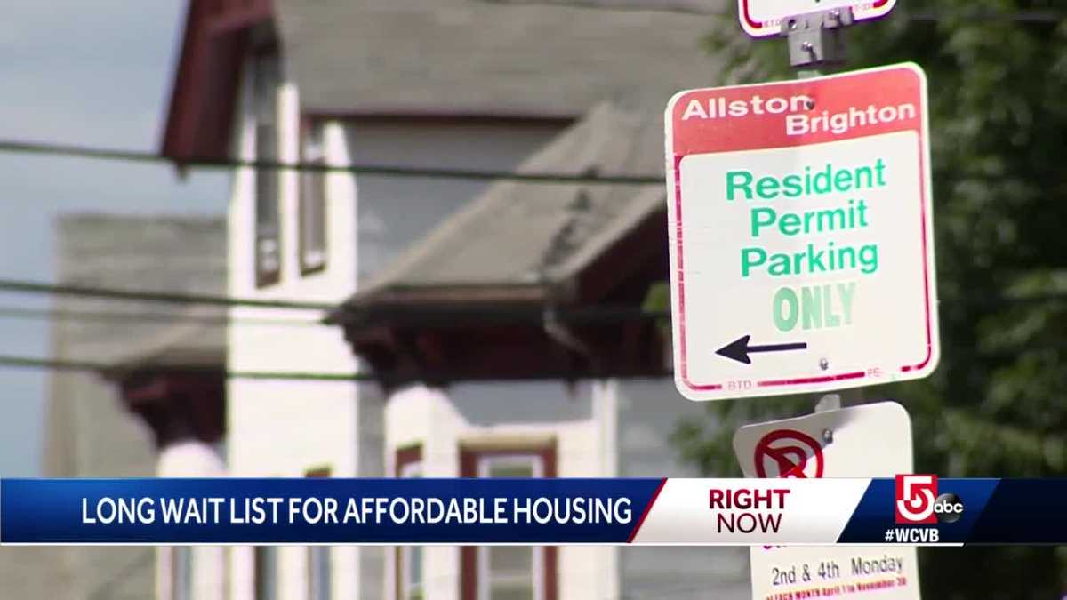 Long wait list for affordable housing in Boston