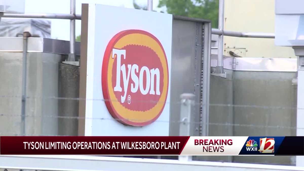 Wilkesboro Tyson processing plant limiting operations coronavirus