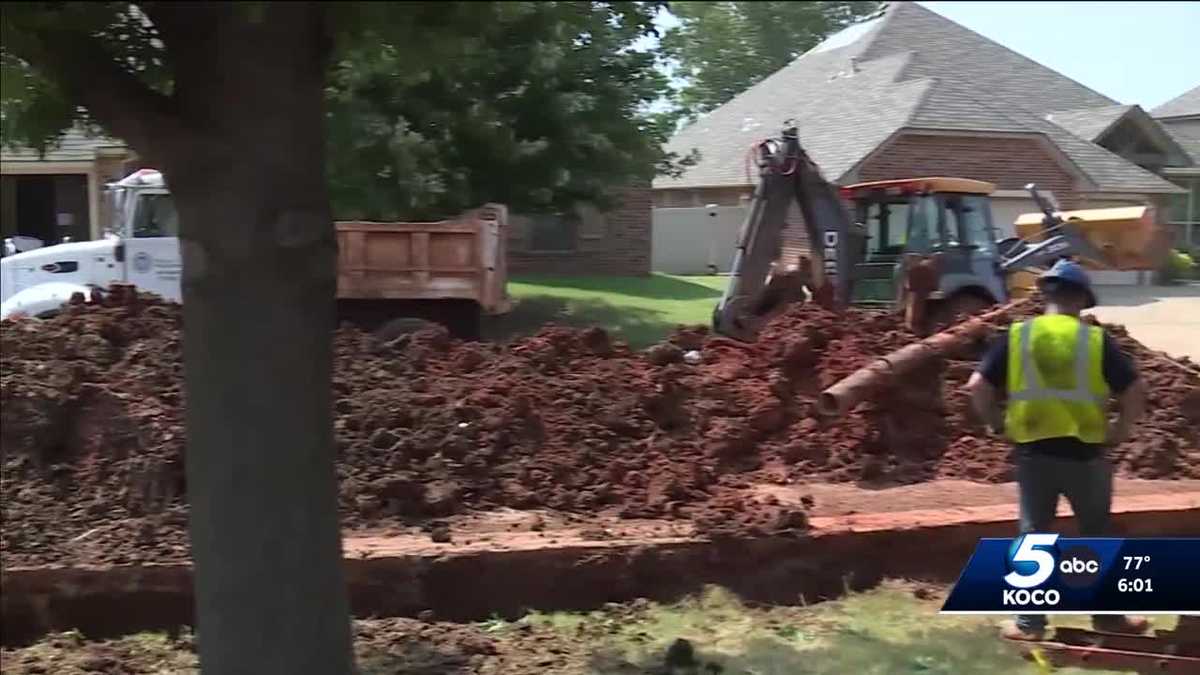 Oklahoma City sees surge in water main breaks due to heavy rain