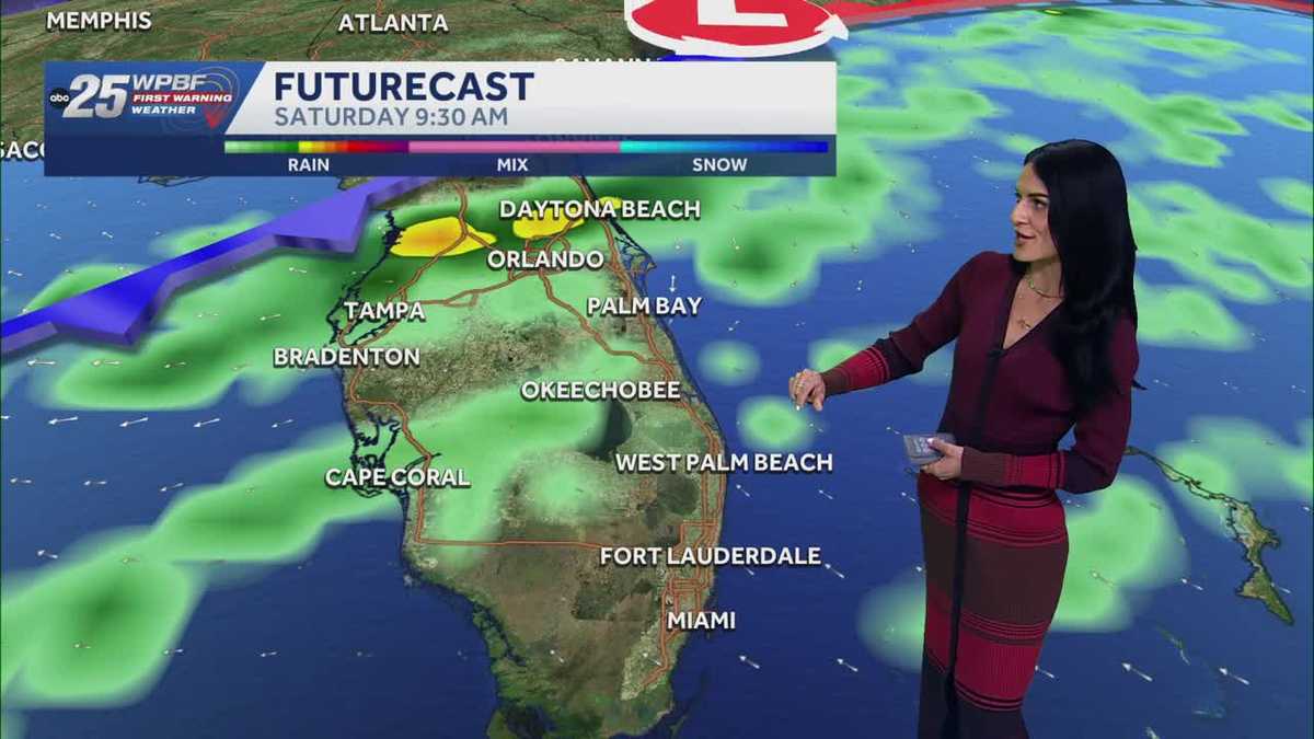 Warm up on the way with chance of rain for South Florida