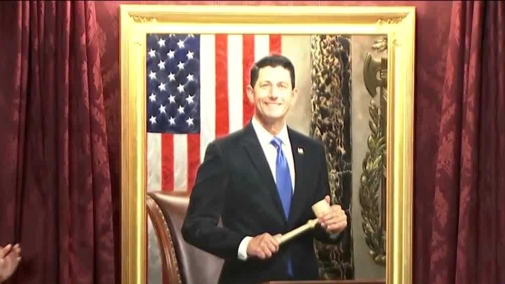 Search location by ZIP codePortrait of former Speaker of the House Paul Ryan unveiled