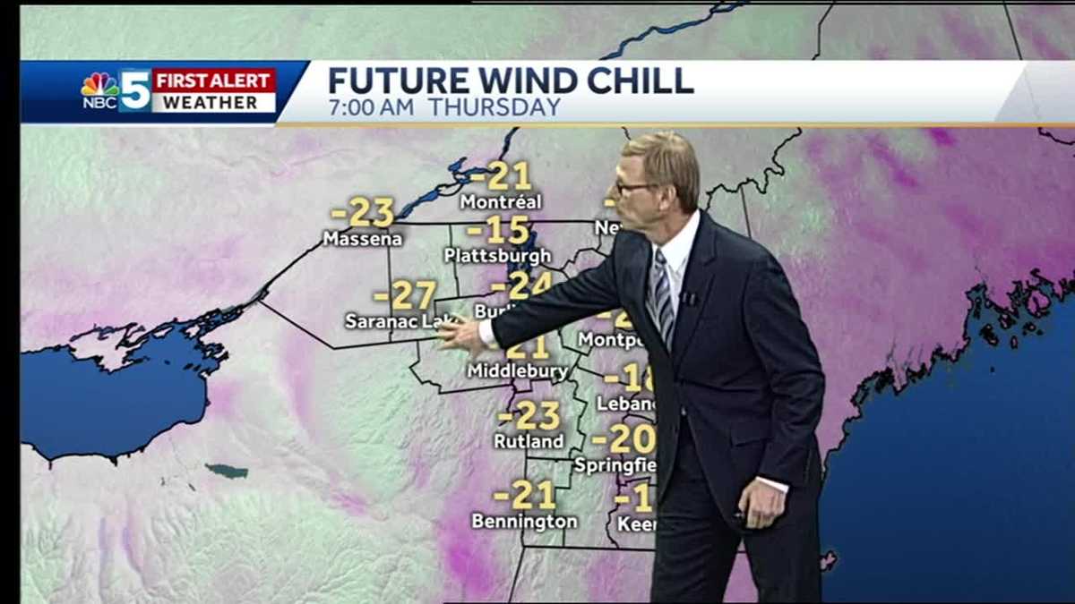 Video: Tom Messner is looking at dangerously cold wind chills