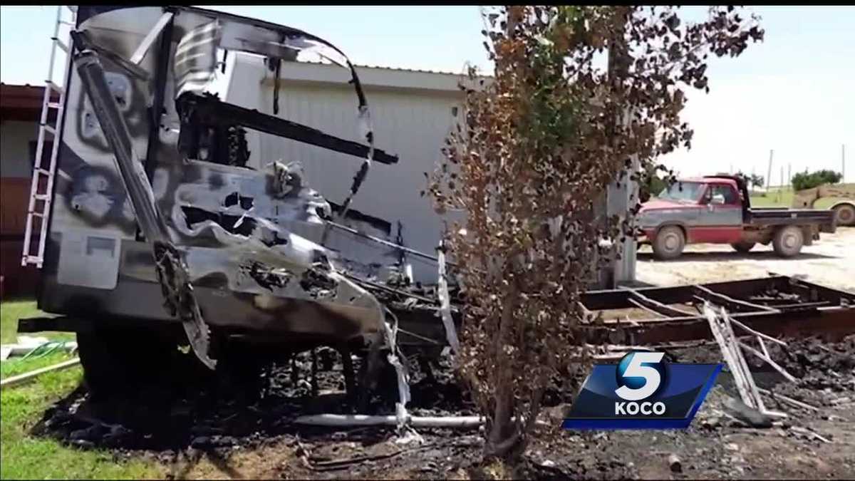 Man arrested after trying to kill relatives in mobile home fire ...