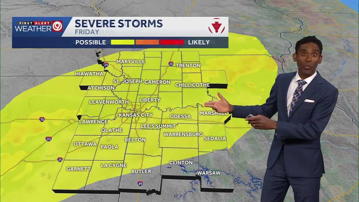 Kansas City weather: Storms return to the forecast on Thursday, Friday