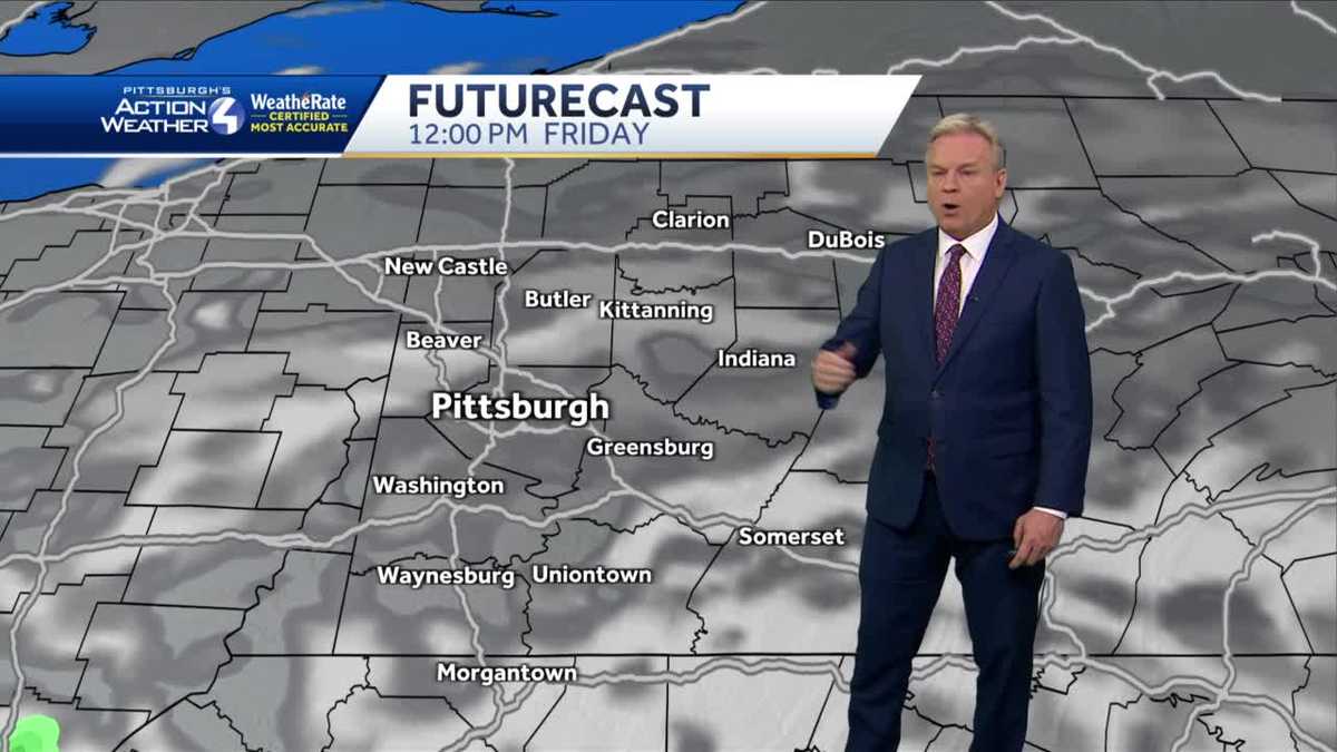 Warm Friday before isolated weekend showers