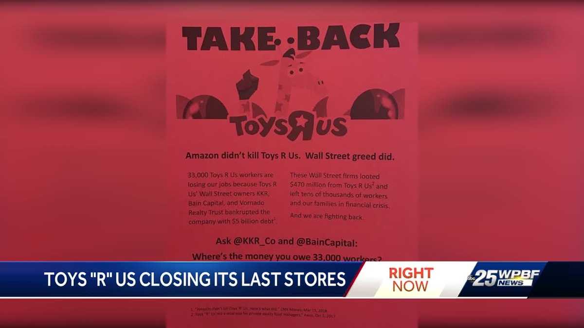 Toys R Us closing its last stores