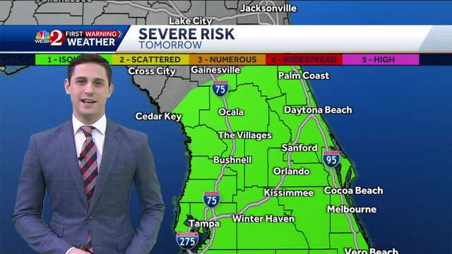 Cold front moving into Central FL could bring severe weather Sunday morning - Vimarsana News