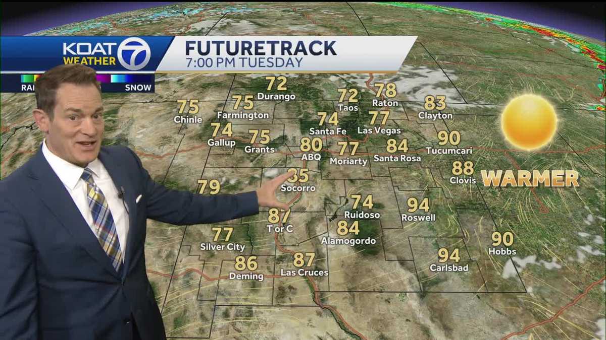 Perfect springtime weather expected today