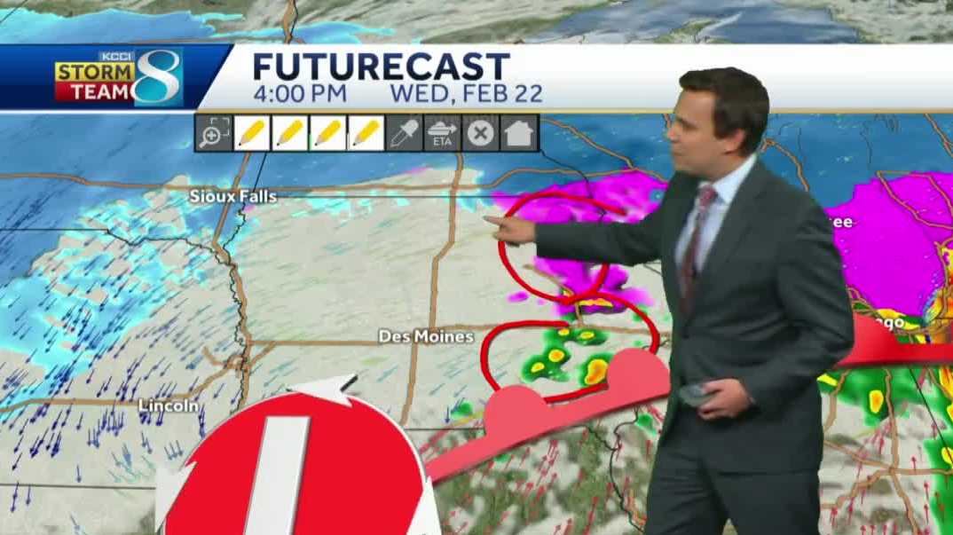 Rain, snow, ice and storms on the way