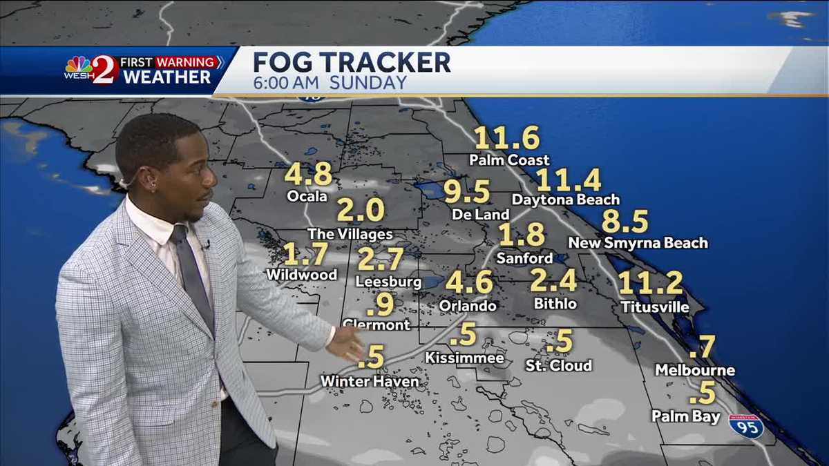 Widespread Evening Showers Followed By Overnight Fog