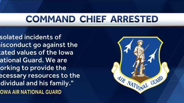 Command chief of the Iowa Air National Guard charged with OWI - Vimarsana News