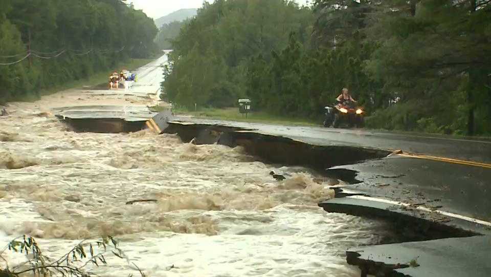 New Hampshire flash flooding: Multiple roads washed out - Vimarsana News