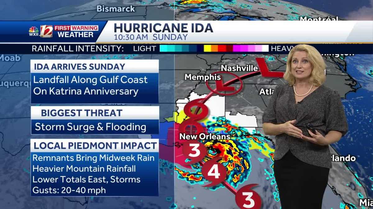 WATCH Hurricane Ida Plus Tracking Milder Temps Into Next Week