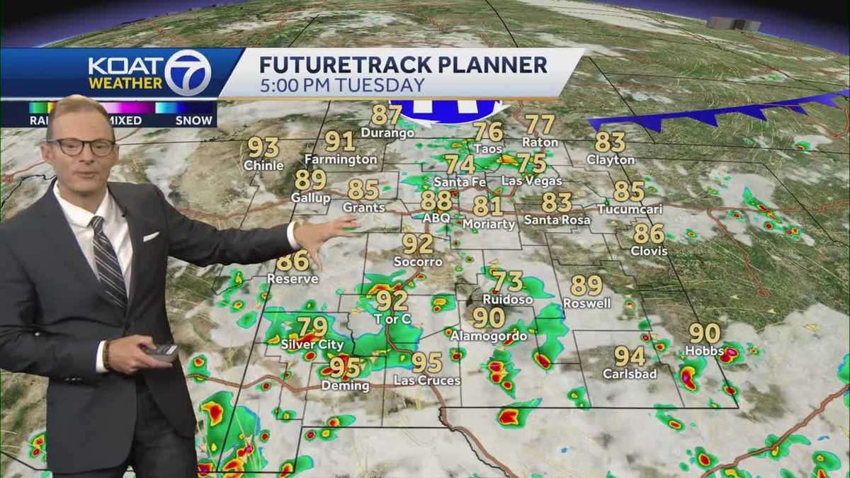 New Mexico forecast: Less heat ahead with more storm chances