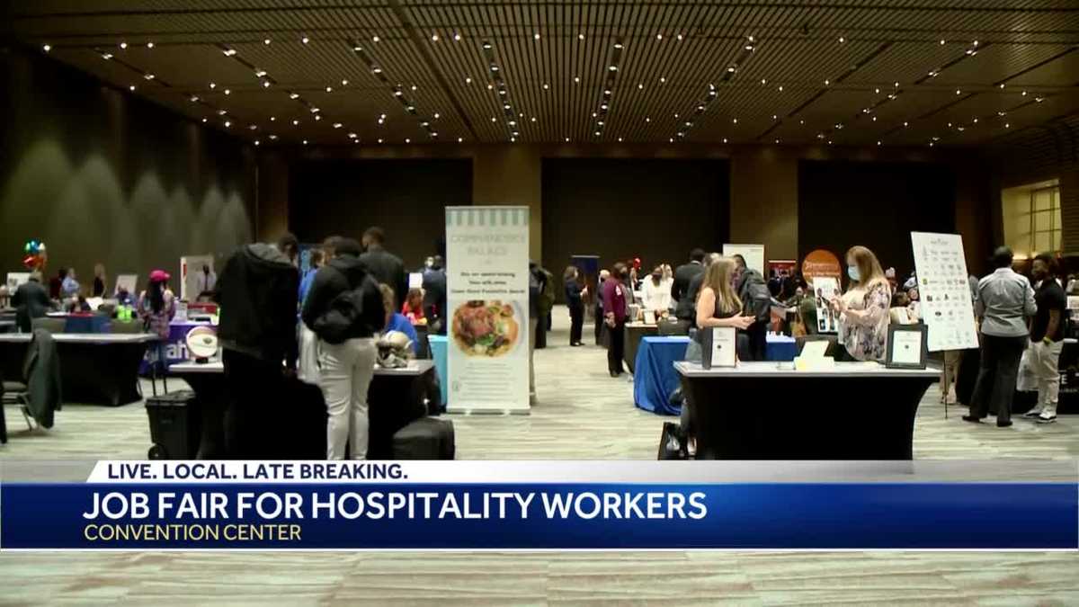 Job fair underway in New Orleans for hospitality workers
