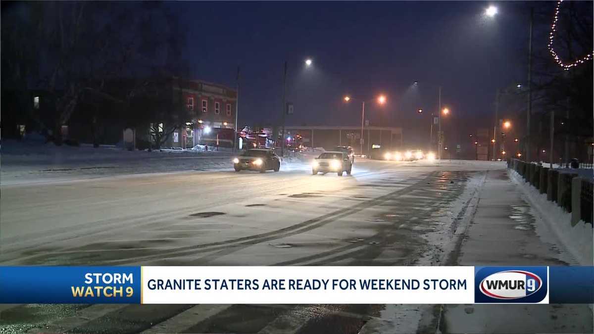 Storm begins to move into NH