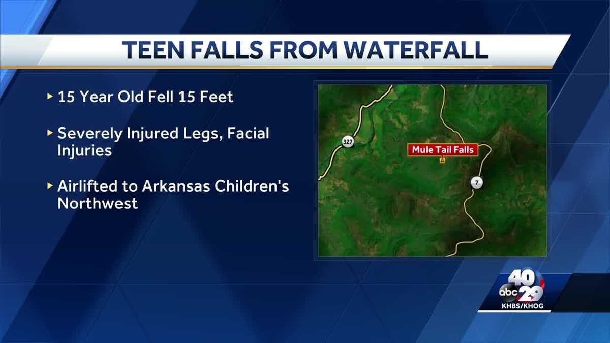 Teen airlifted after fall from Newton Co. waterfall