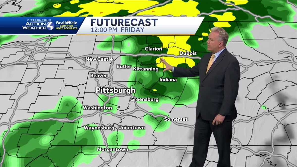 Rain and gusty winds Friday and Saturday