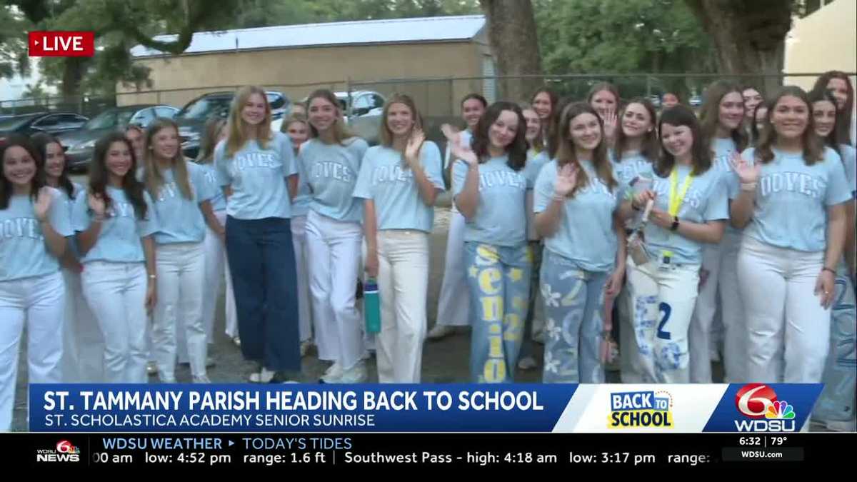 St. Scholastica Academy in Covington welcomes students back for first day of school
