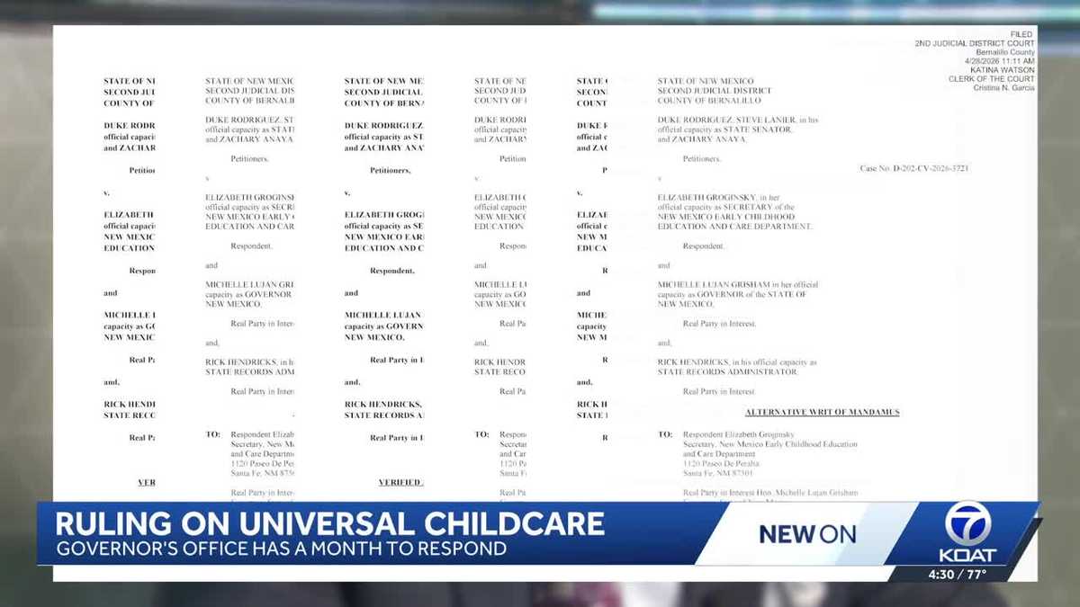 New Mexico universal childcare program challenged in court
