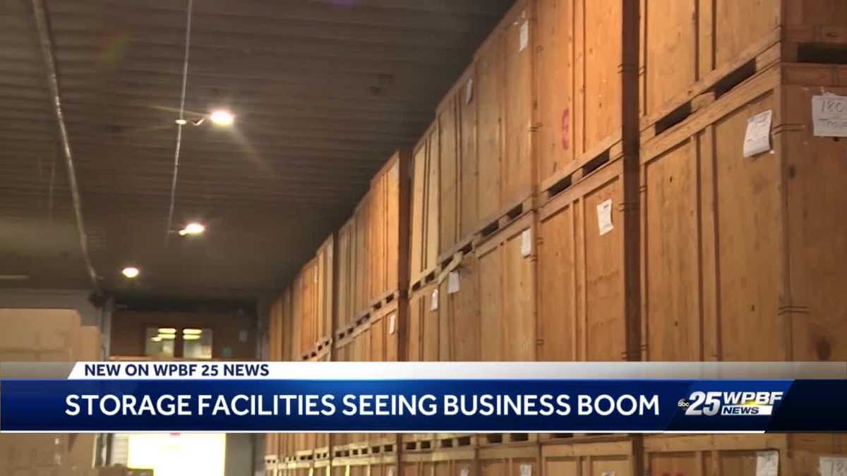 West Palm Beach storage facility at max capacity as northerners move to