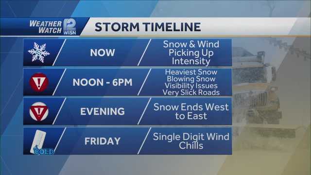 Snowstorm rolls into southeast Wisconsin - Vimarsana News