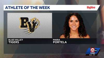 Blue Valley’s Maria Portela named KMBC Hy-Vee Athlete of the Week