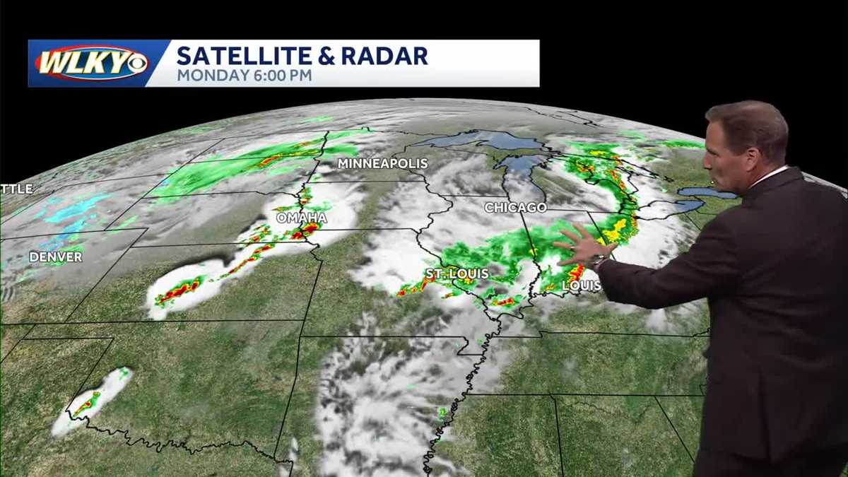 On & off storm chances the next couple of days