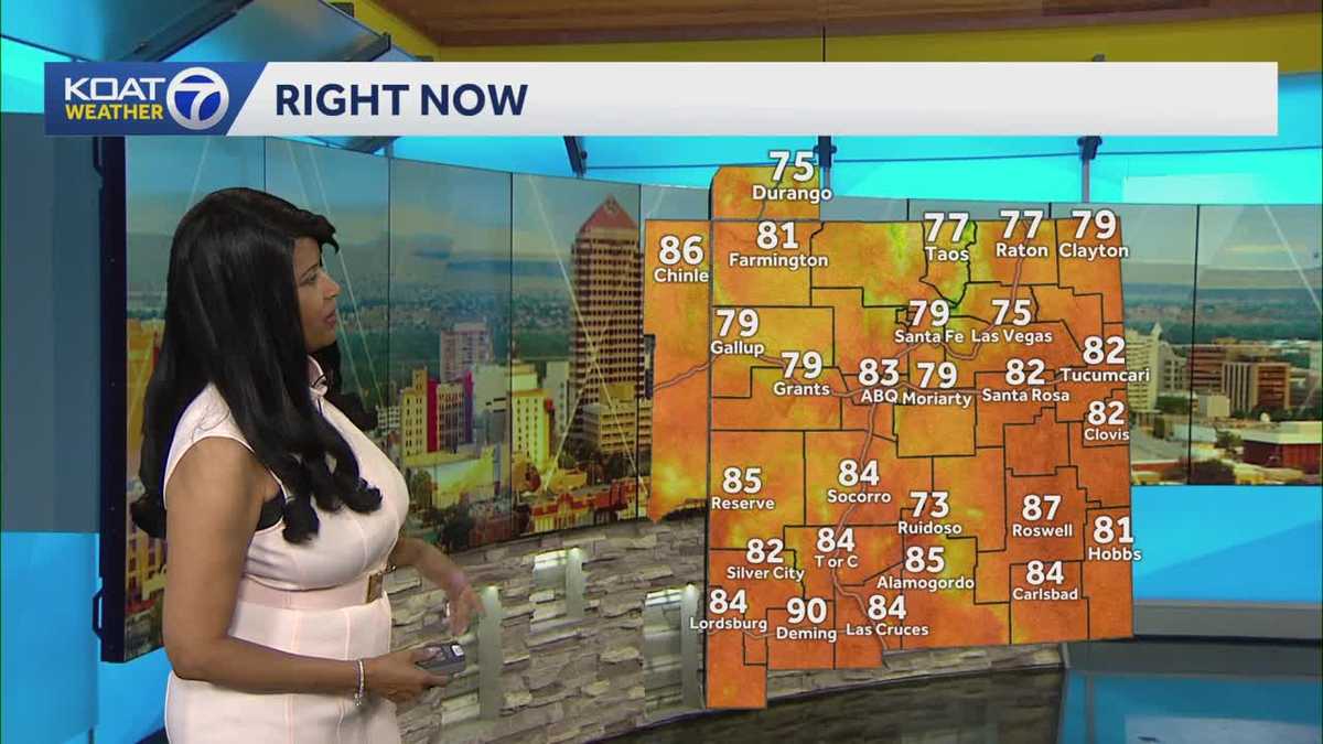 Warmer daytime highs with record heat expected for New Mexico