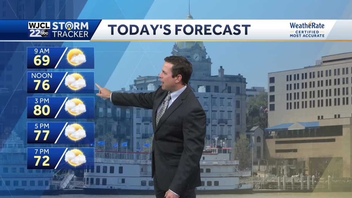Pleasantly warm today and tracking the next chance for rain - WJCL