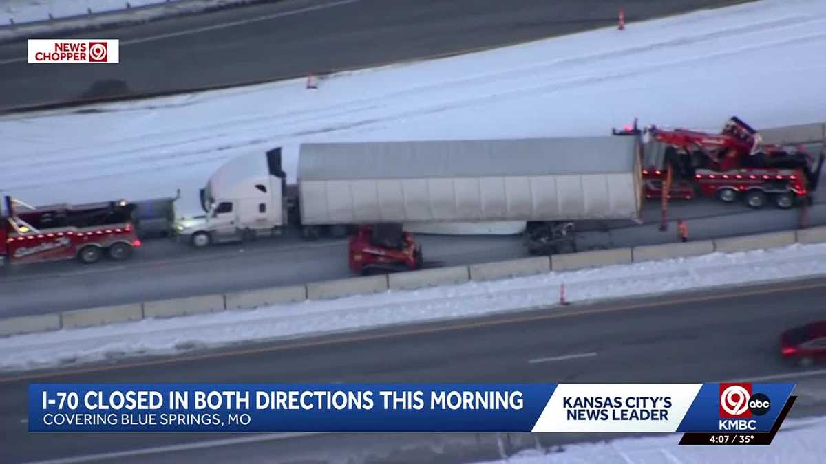 Interstate 70 reopens after semi crash blocks traffic