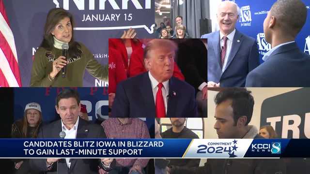 Iowa caucus: Candidates, voters brave frigid conditions in final weekend before caucuses - Vimarsana News