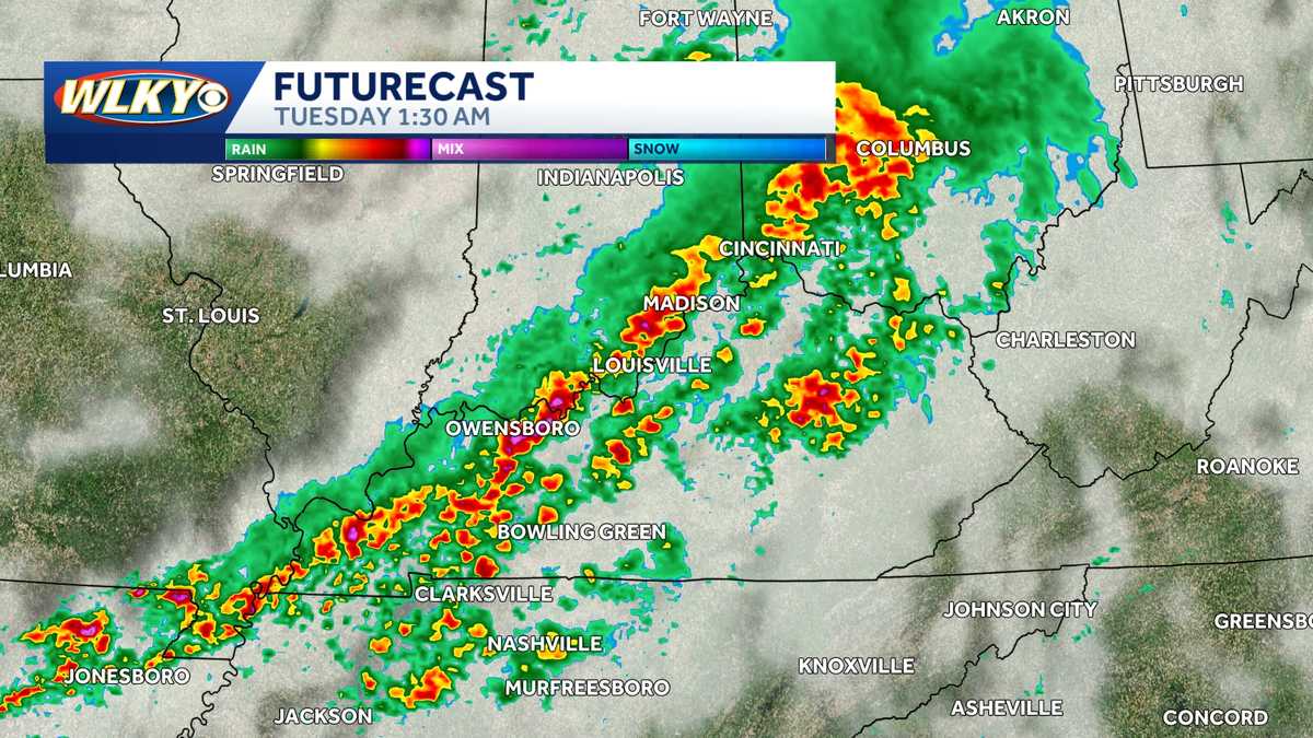 Rounds of strong storms possible early this week