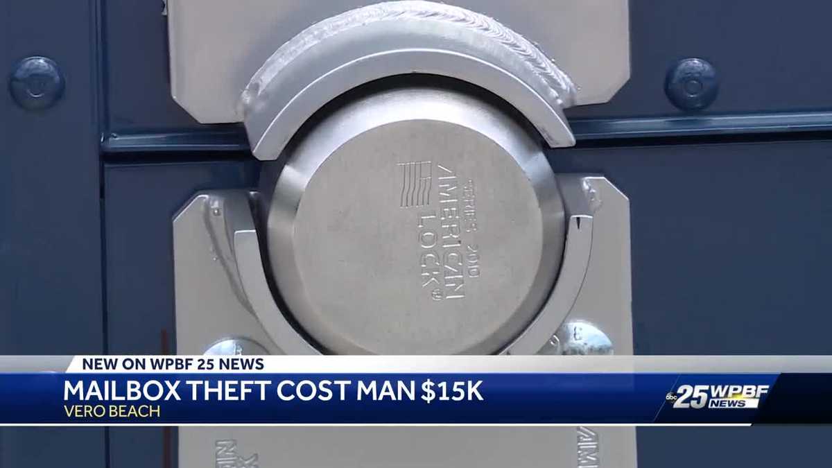 Mailbox theft costs man 15k