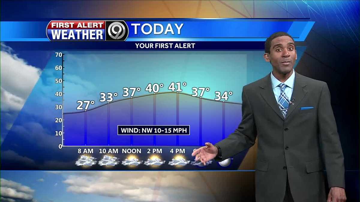 First Alert: Not as windy, but still cool Wednesday