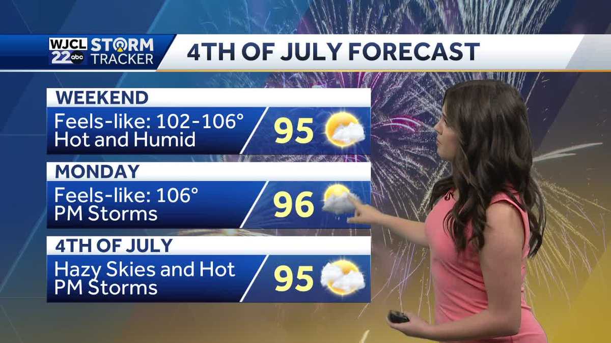 Fourth of July forecast for Savannah and the Lowcountry