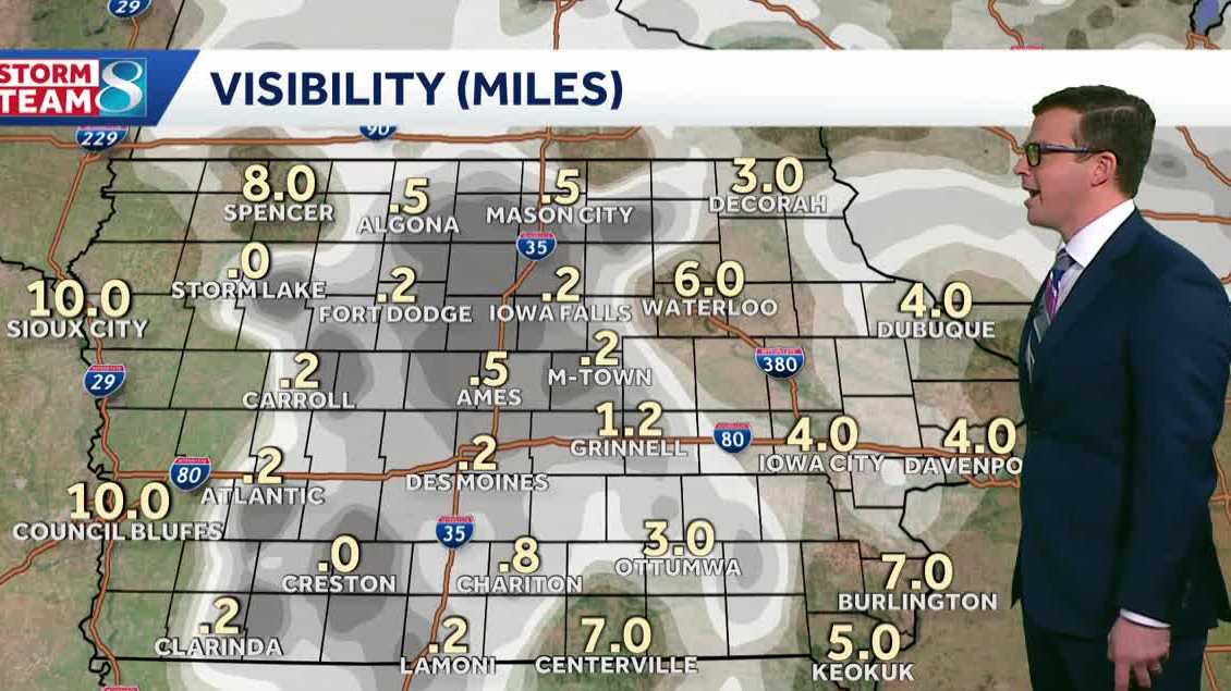 Iowa weather: Warmer temperatures last through the week before a wintry weekend