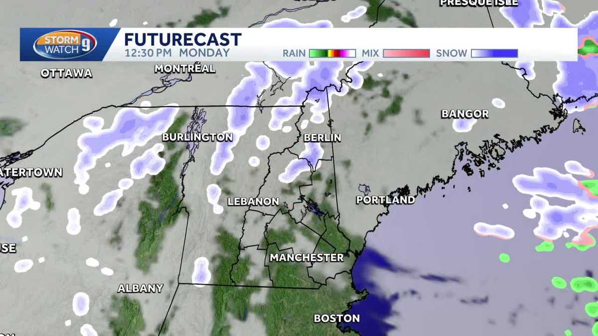 NH forecast video: Windy, cold with northern snow showers