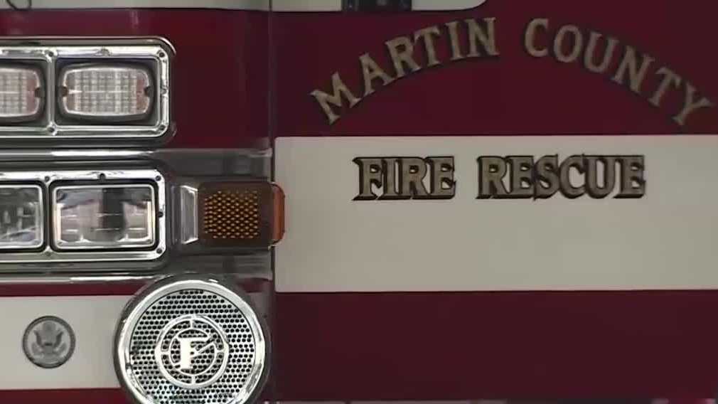 Fire displaces family in Martin County