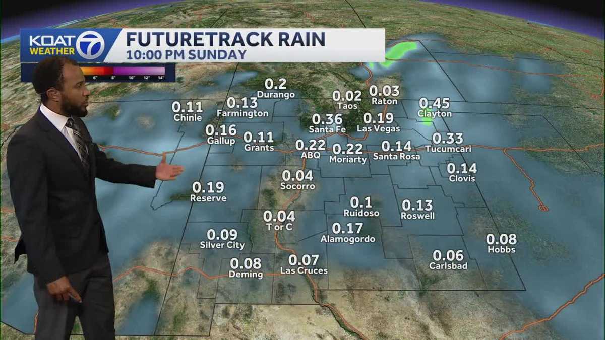 Impact rain throughout New Mexico!