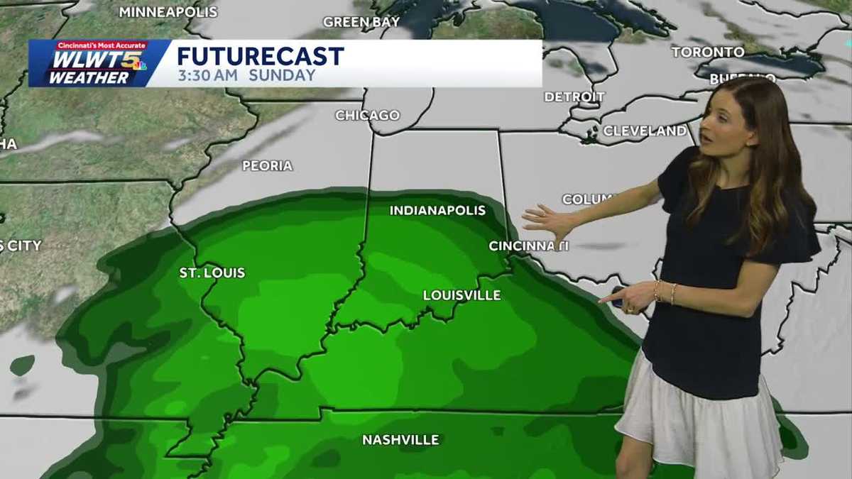 Timing out weekend rain for Cincinnati