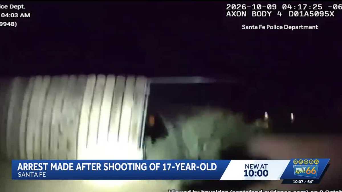 Santa Fe police chase down suspect in teen shooting