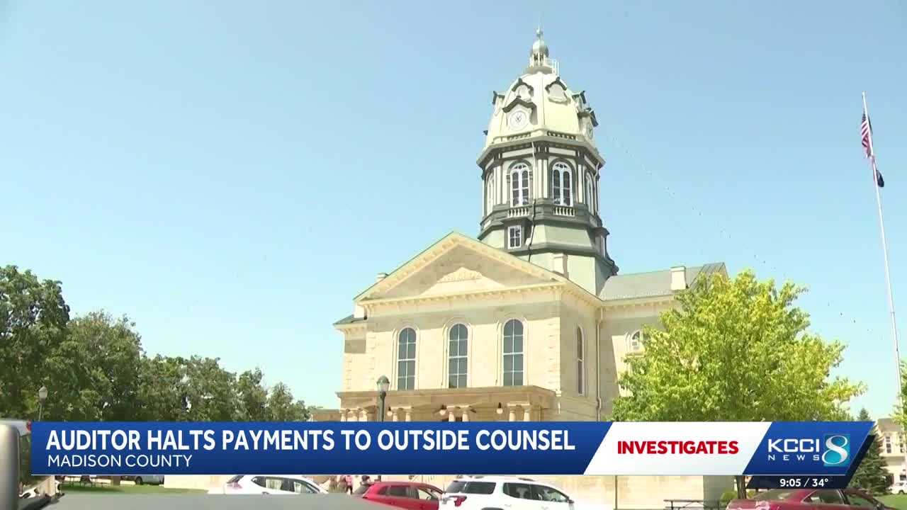 kcci.com - Madison County auditor pauses payments to outside legal counsel